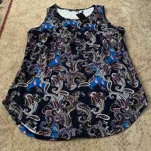 Paisley sleeveless shirt